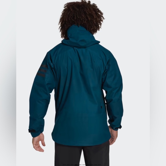 Adidas TERREX XPLORIC RAIN.RDY HIKING JACKET Mens Sz Xl - Picture 2 of 10